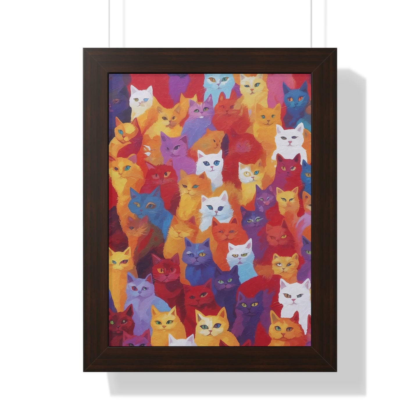 Cat Mafia - Framed Poster