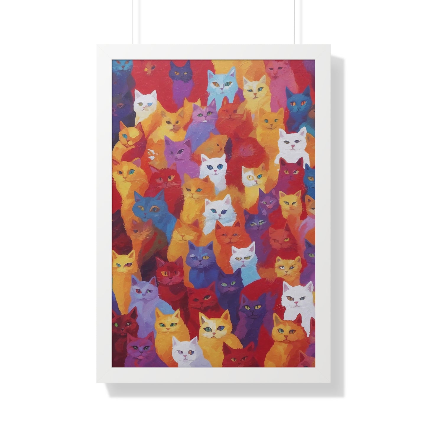 Cat Mafia - Framed Poster