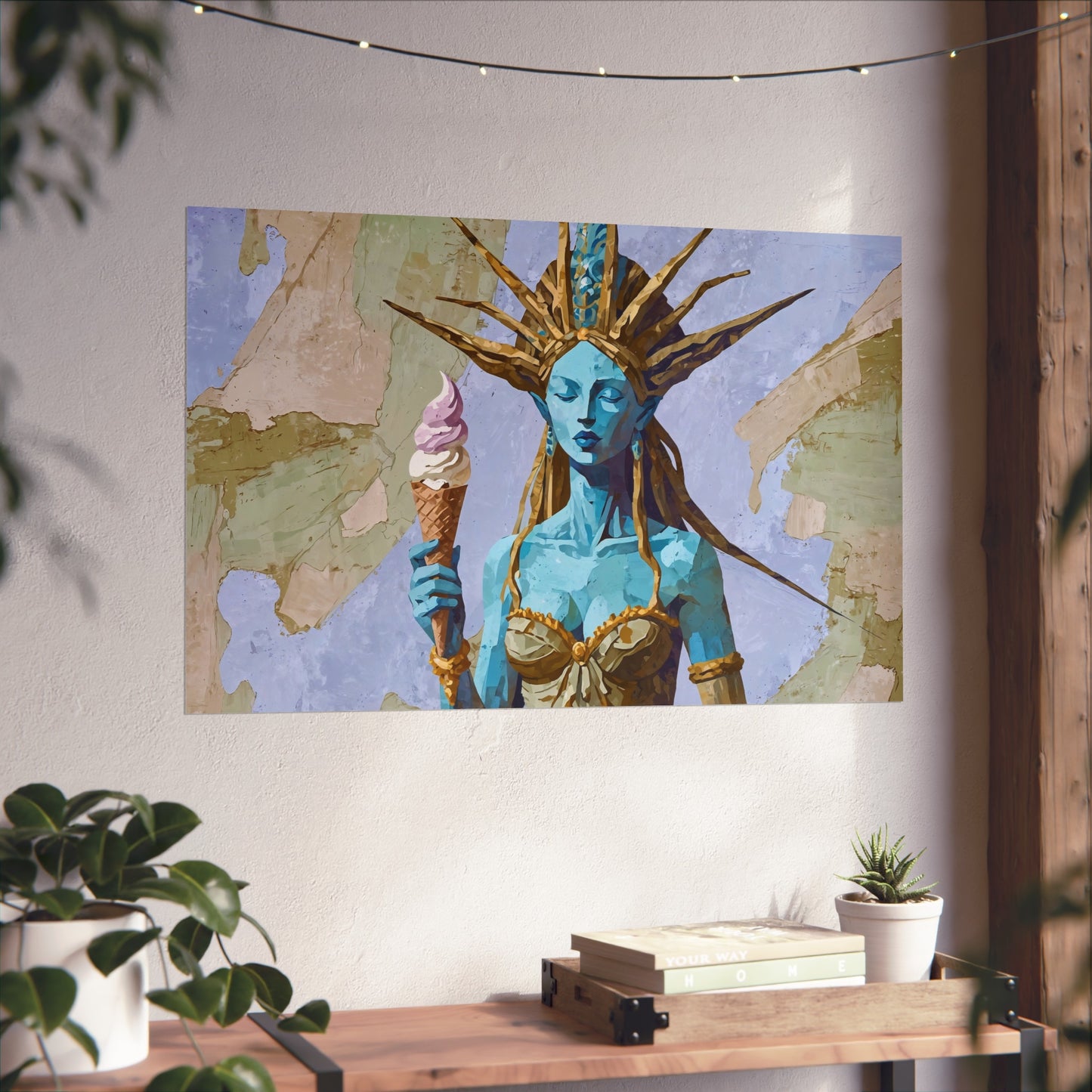 Freedom Ice Cream Cone - Poster