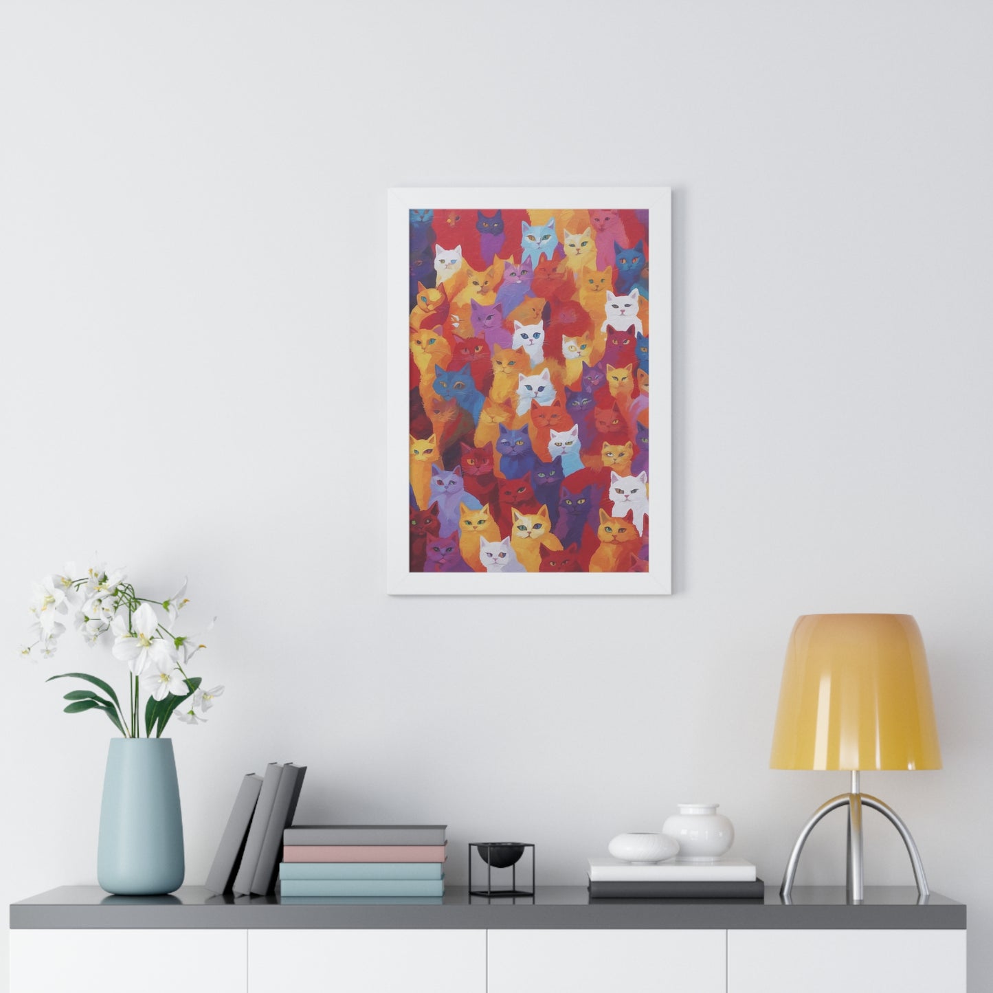 Cat Mafia - Framed Poster