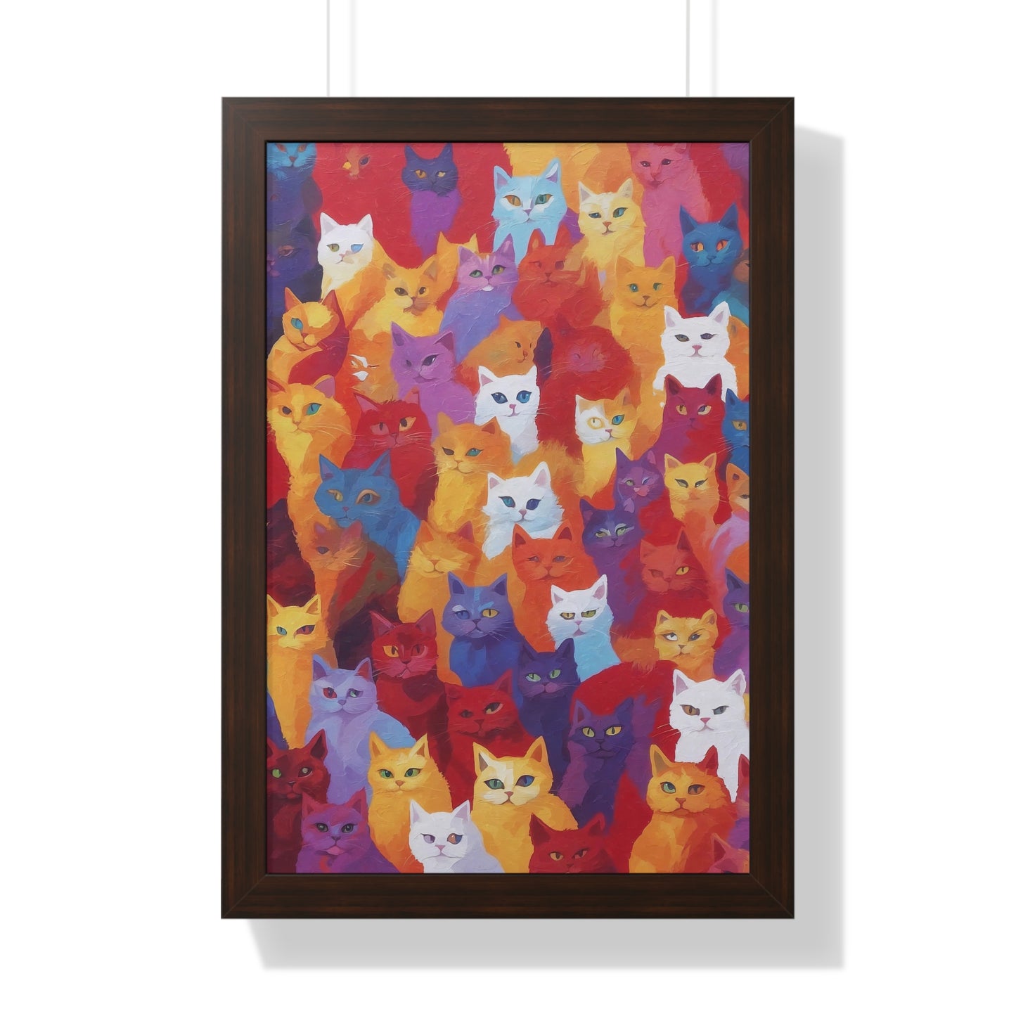 Cat Mafia - Framed Poster