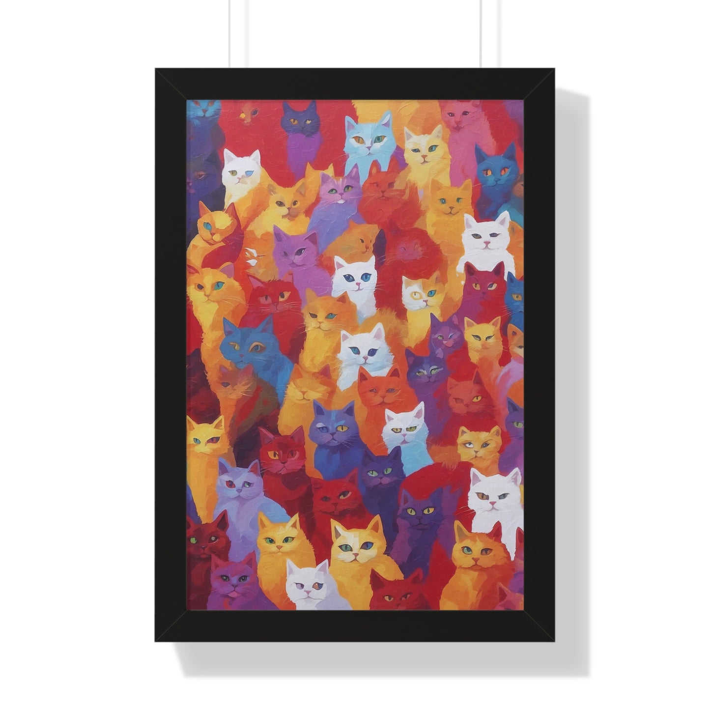 Cat Mafia - Framed Poster