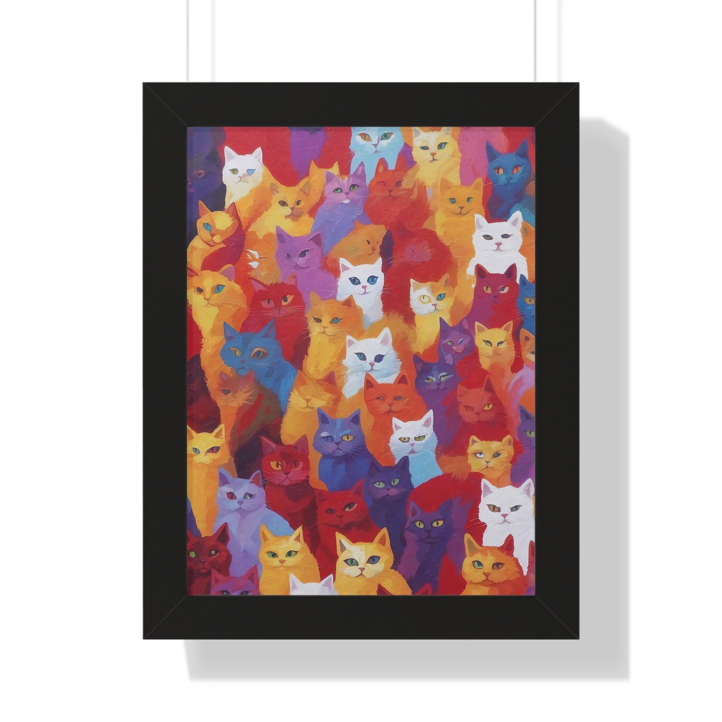 Cat Mafia - Framed Poster