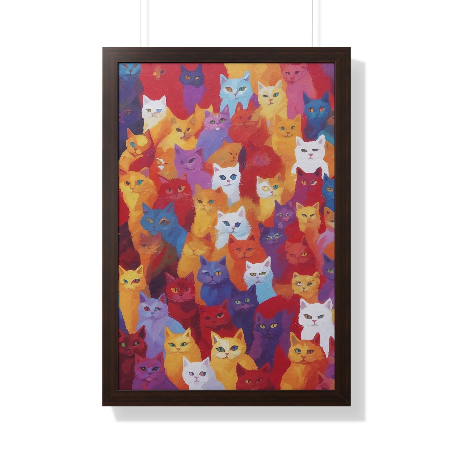 Cat Mafia - Framed Poster