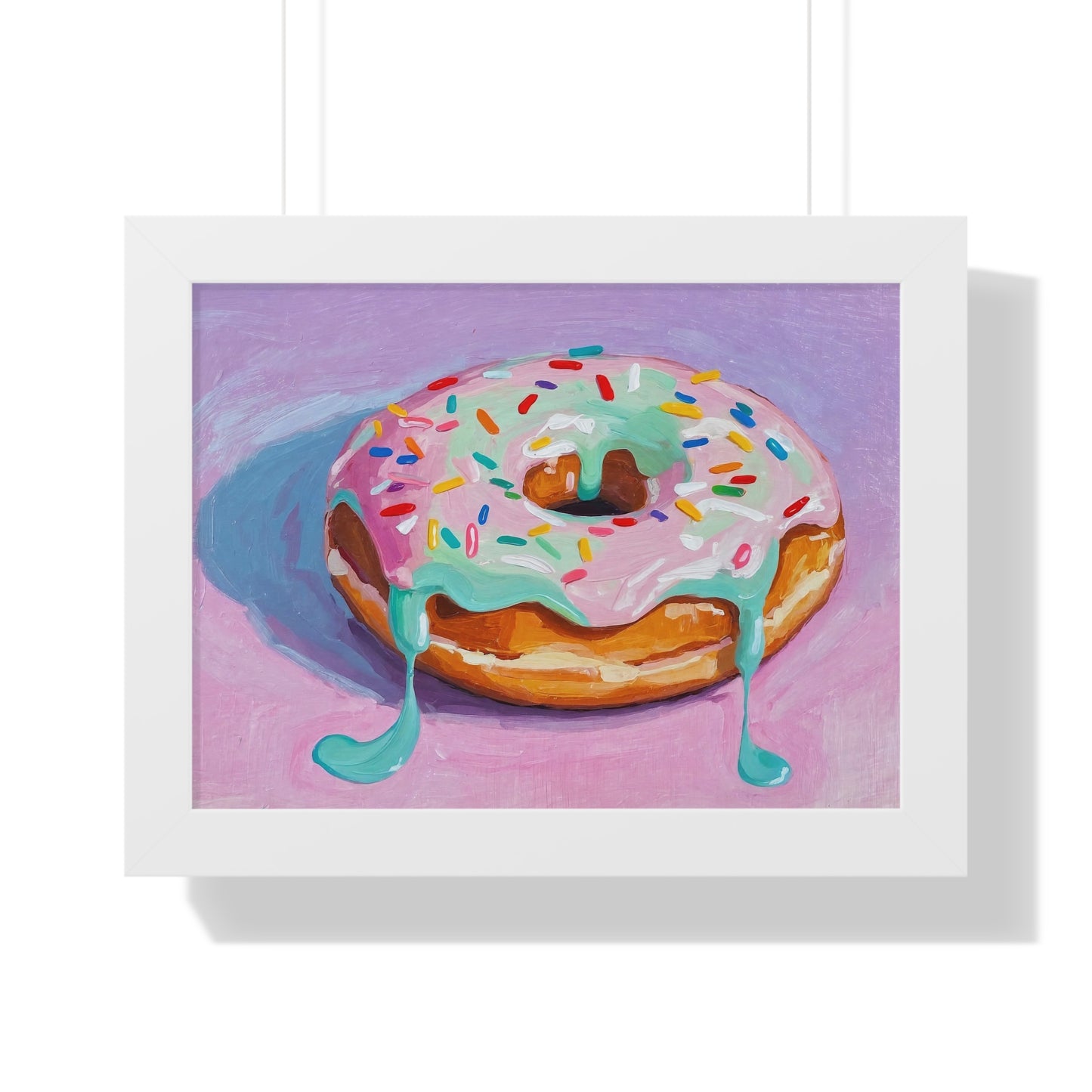 A Hot Donut - Framed Poster