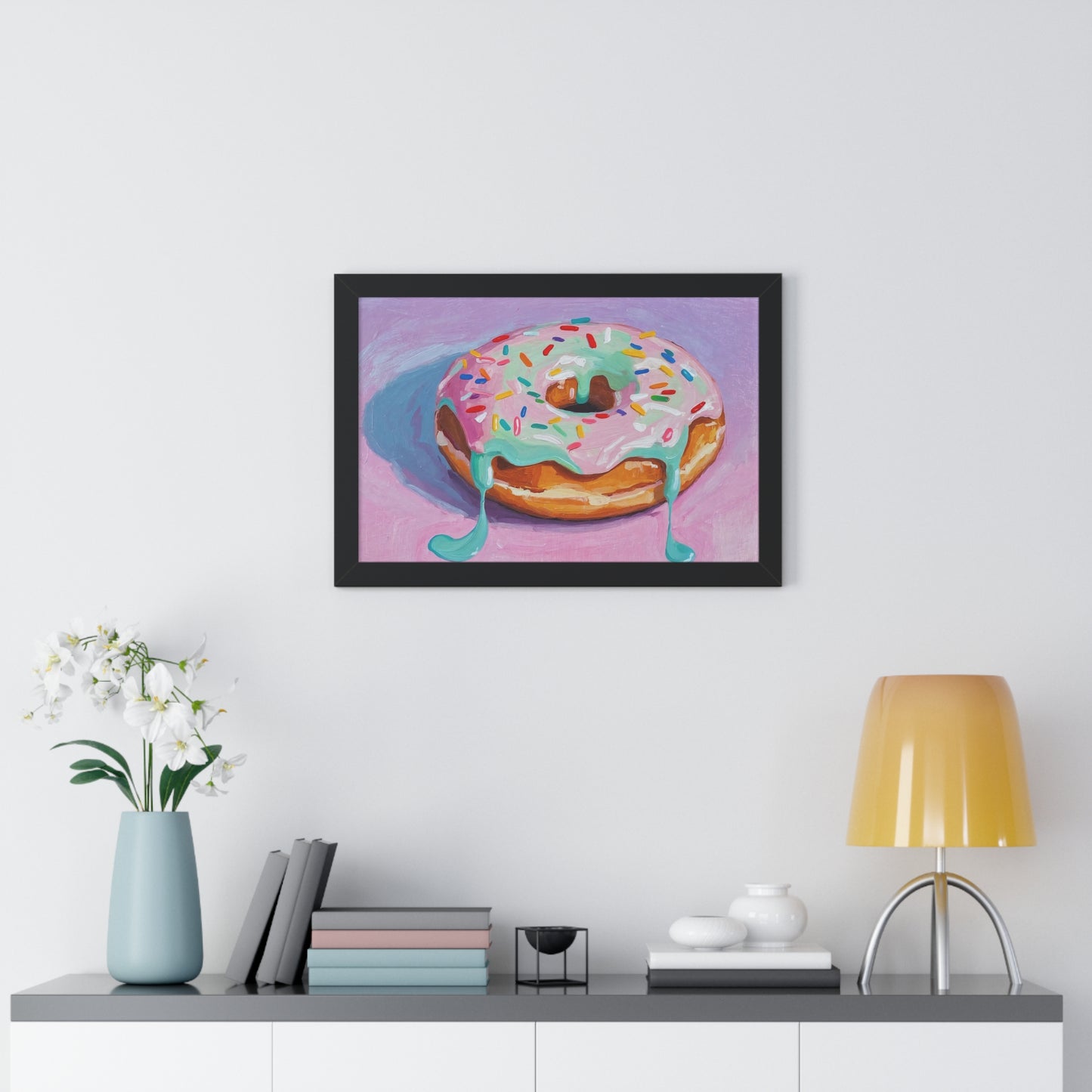 A Hot Donut - Framed Poster