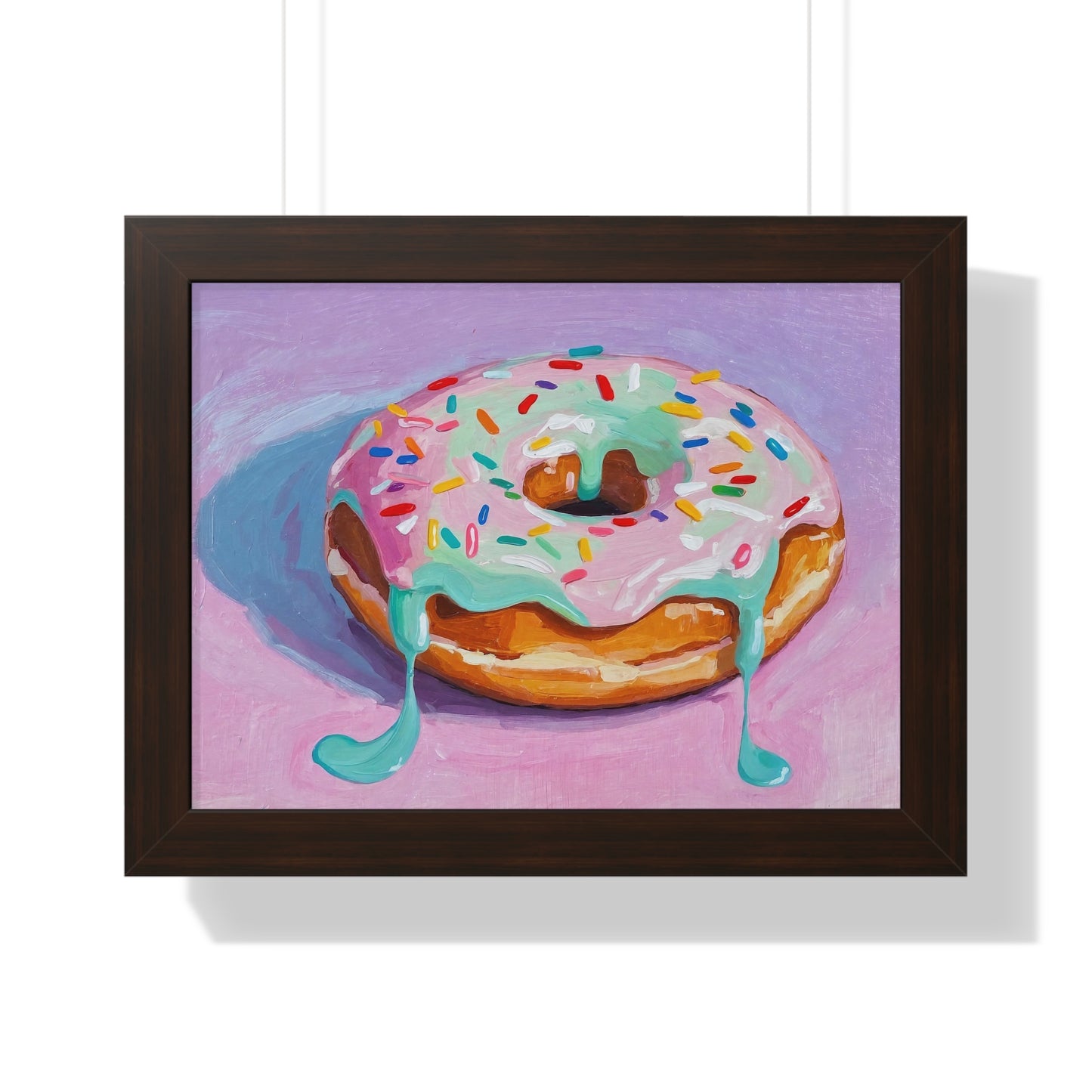 A Hot Donut - Framed Poster