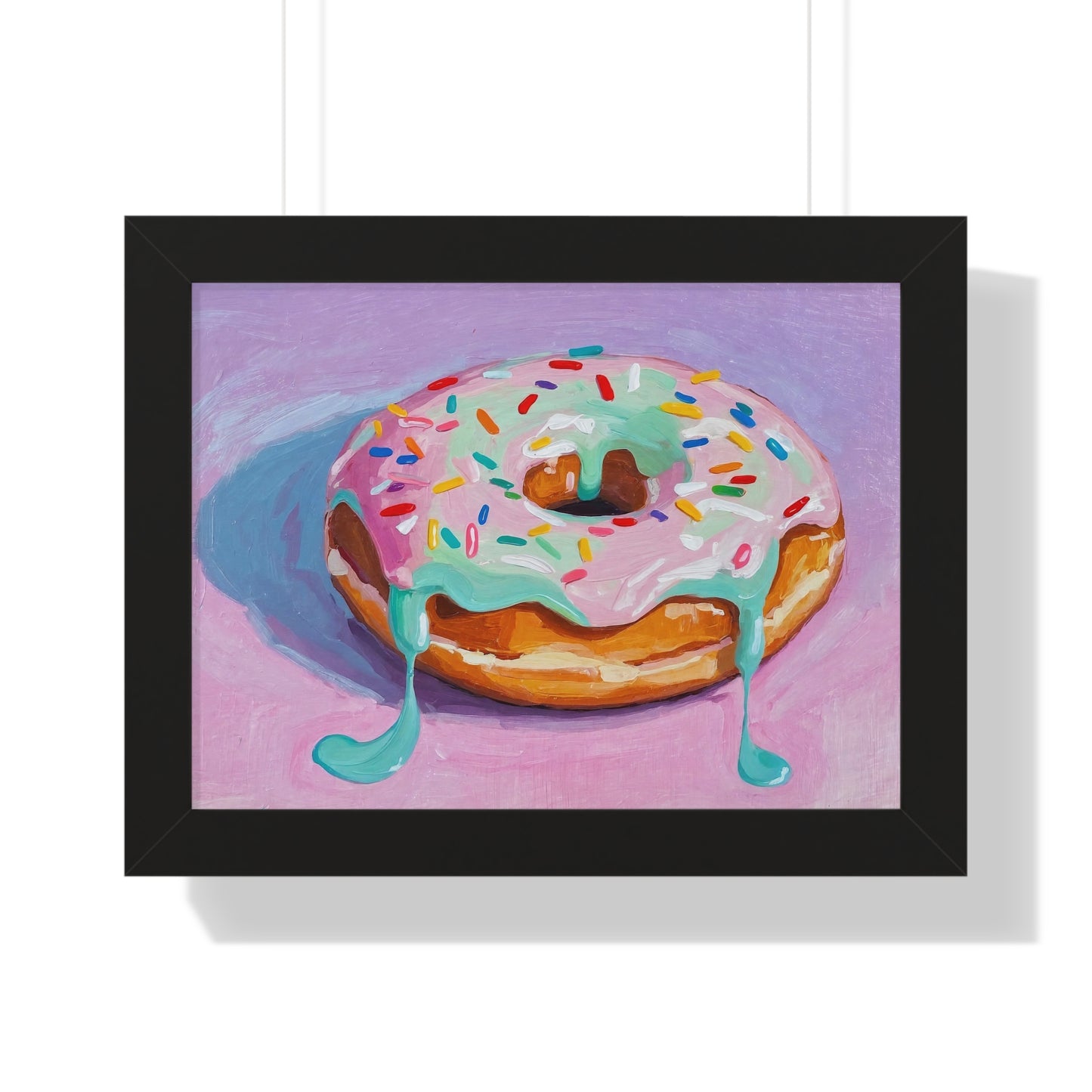 A Hot Donut - Framed Poster