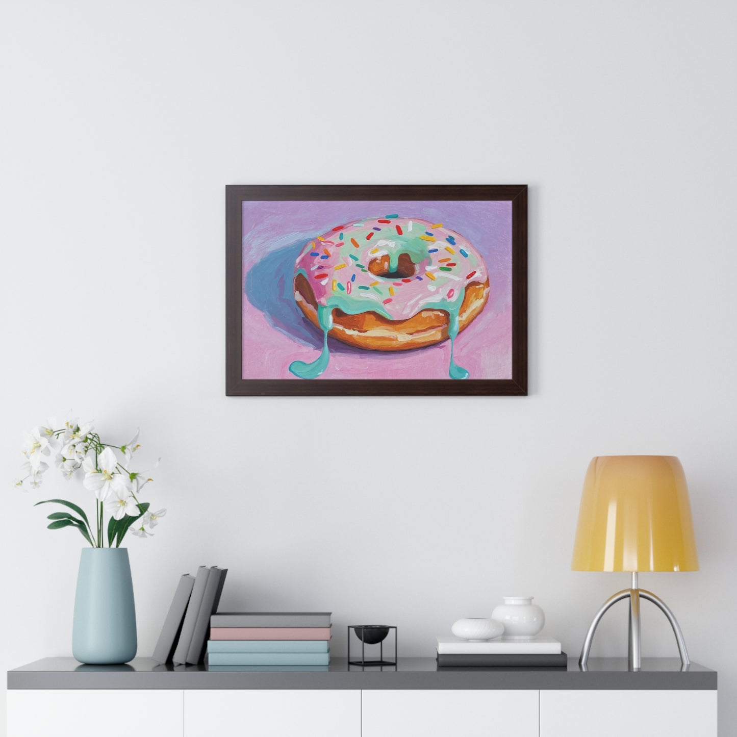 A Hot Donut - Framed Poster