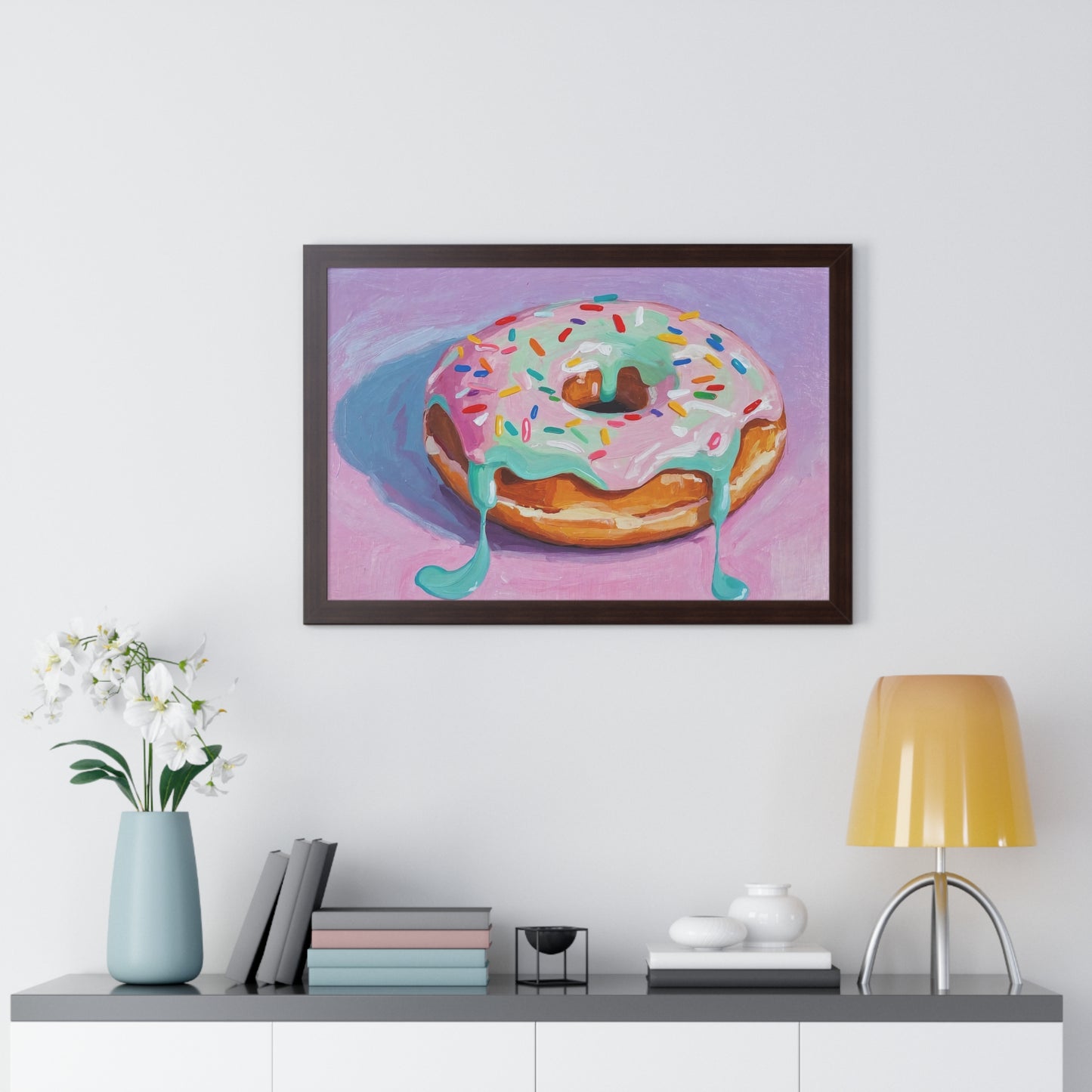 A Hot Donut - Framed Poster