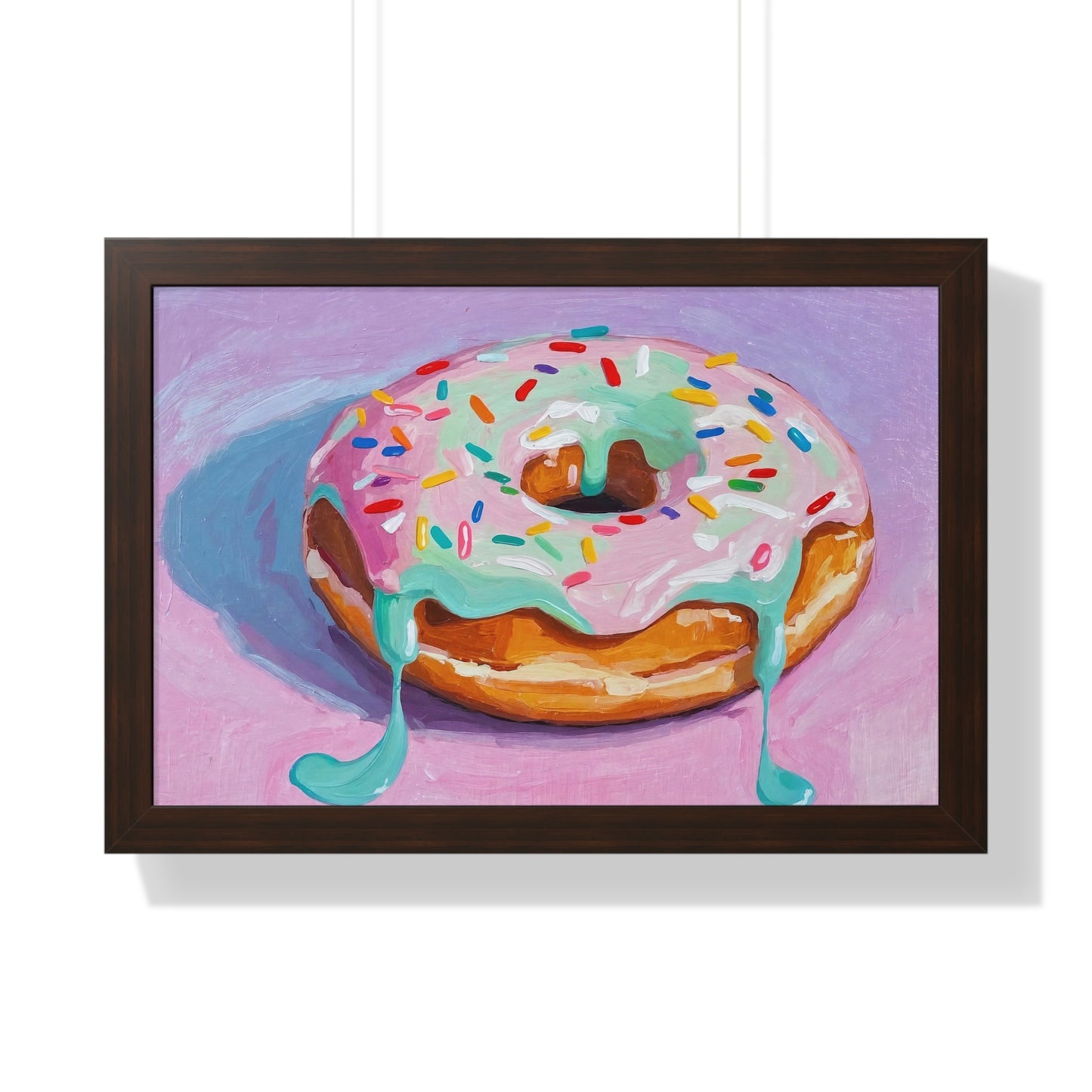 A Hot Donut - Framed Poster