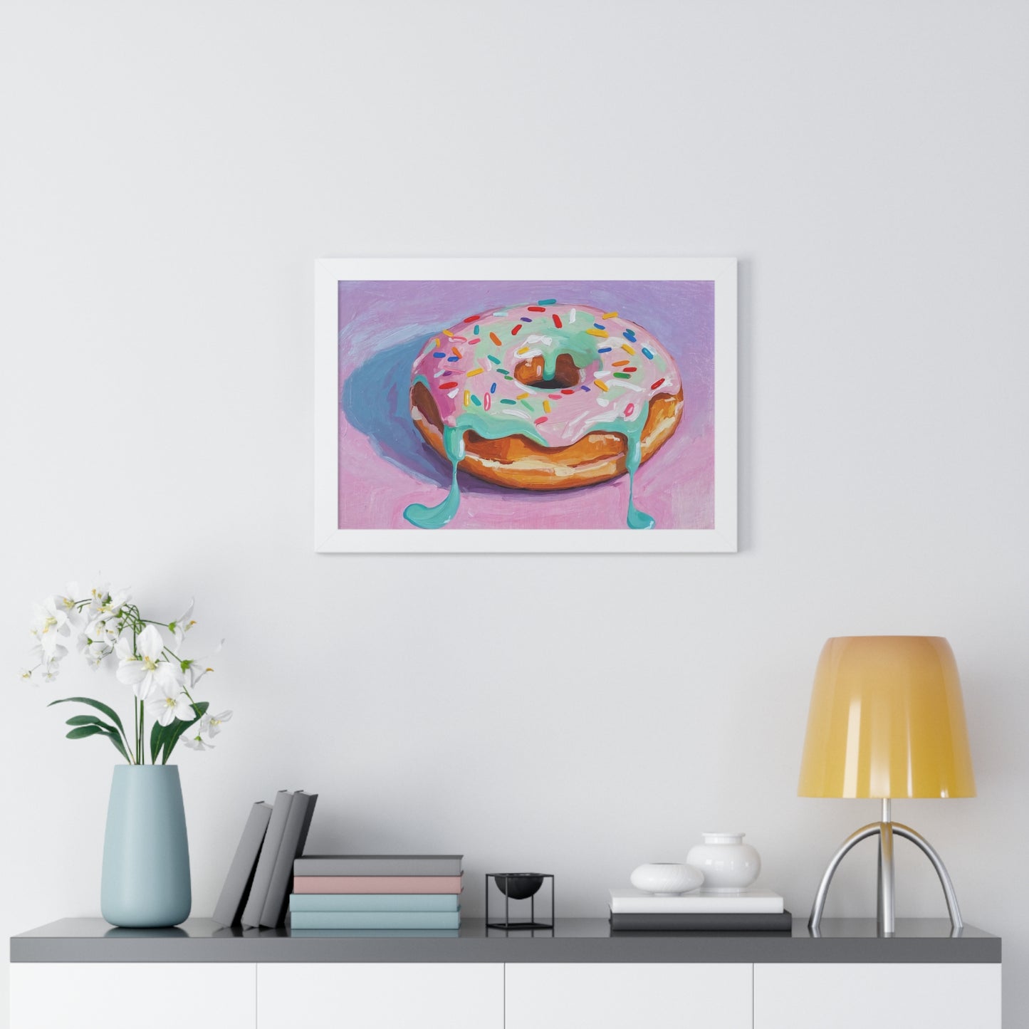 A Hot Donut - Framed Poster