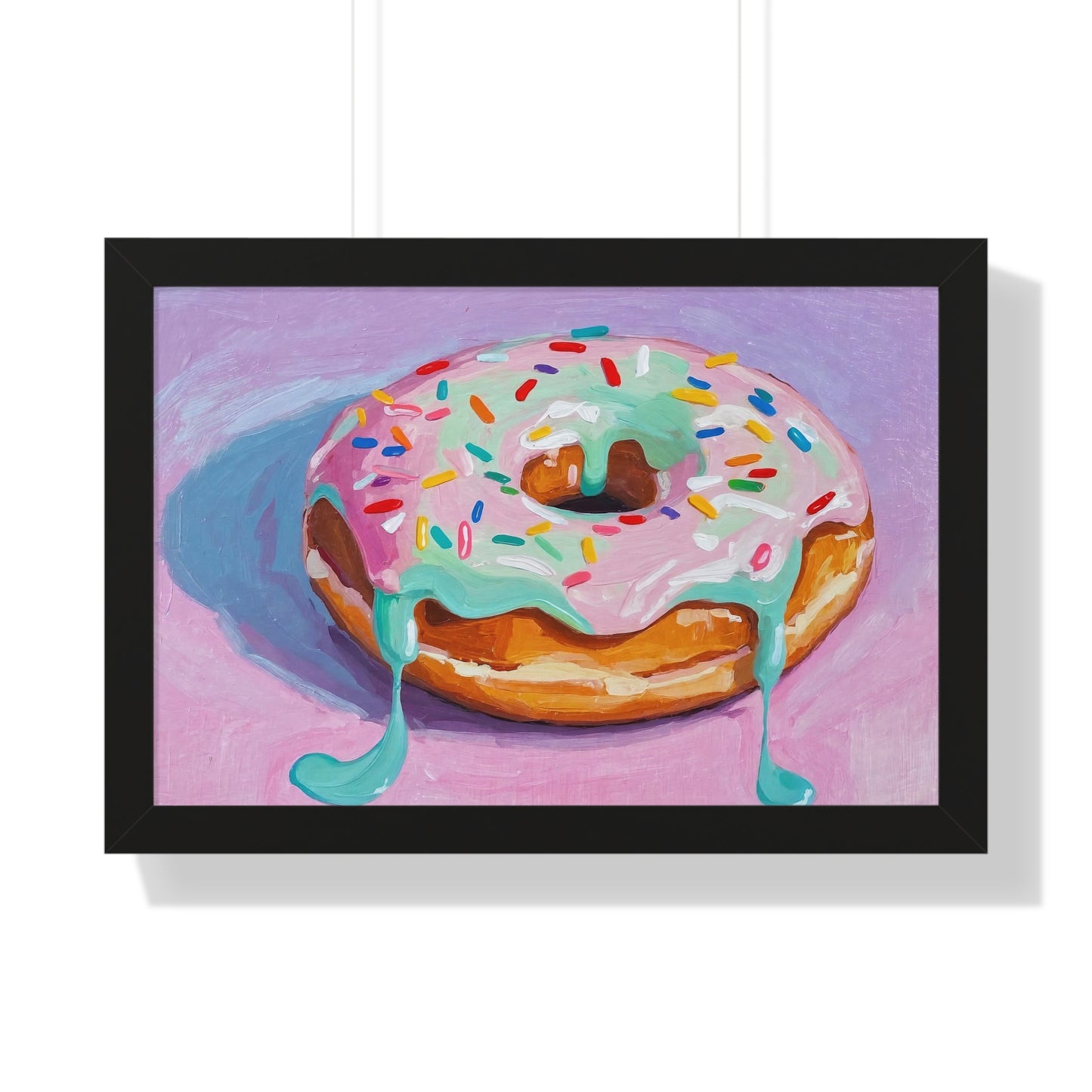 A Hot Donut - Framed Poster